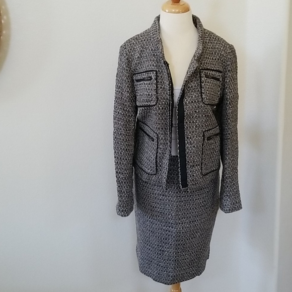 J. Crew Dresses & Skirts - J. CREW Gilded Tweed Jacket and Skirt